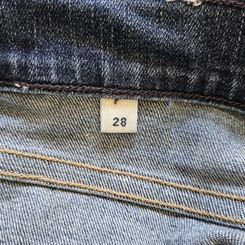 Citizens Of Humanity Distressed Skinny Jeans - Raw Hem Denim - Picture 7 of 9